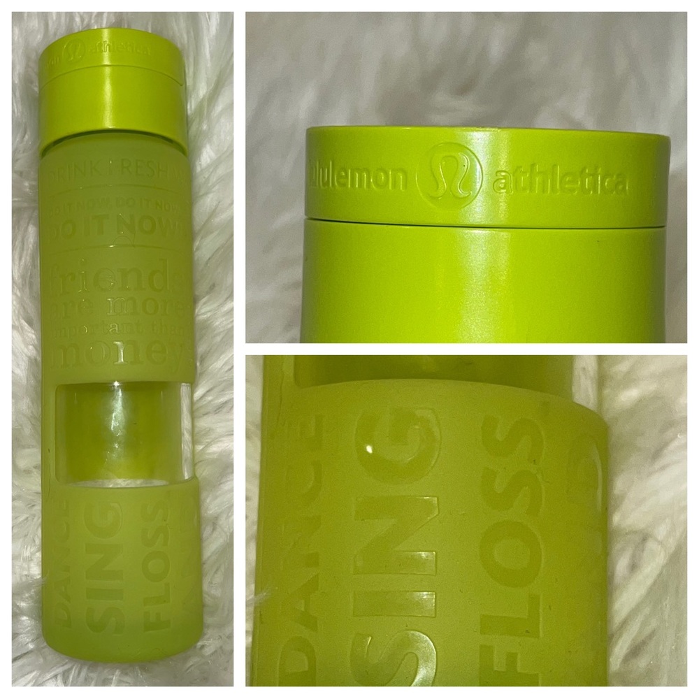 lululemon Pure Focus Glass Water Bottle